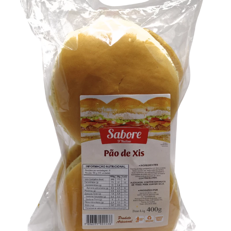 Pão para Xis Sabore