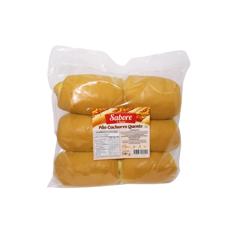 Pão de Cachorro Quente Doguinho Sabore